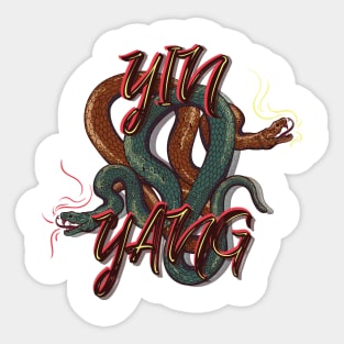 Yin & yang Sticker